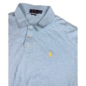 Polo Ralph Lauren Men's Light Blue Classic Fit Short Sleeve‎ Polo Shirt XL